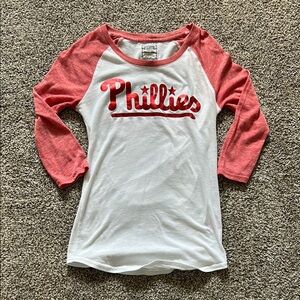 PINK Victoria's Secret Philadelphia Phillies three quarter length Tee